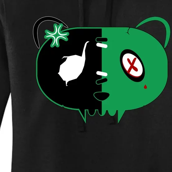 Green Bear Women's Pullover Hoodie