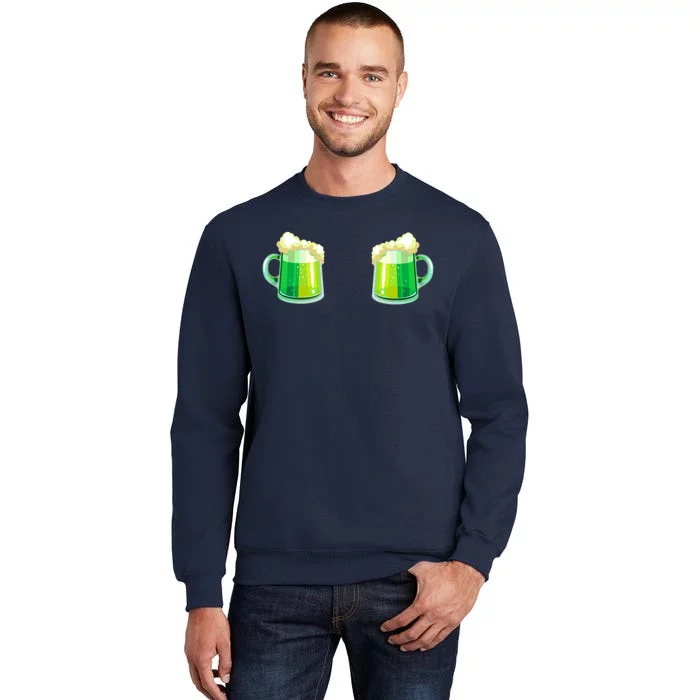 Green Beer Boobs - St. Patrick's Day Tall Sweatshirt