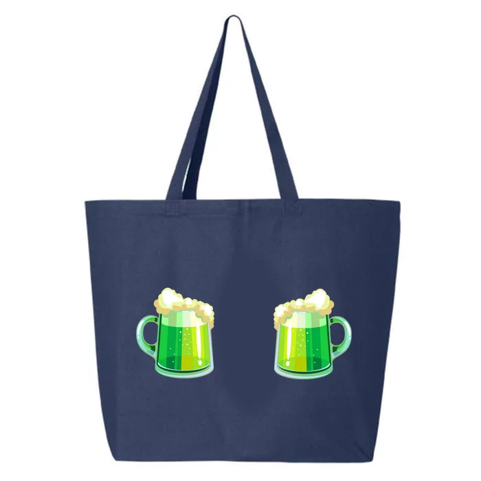 Green Beer Boobs - St. Patrick's Day 25L Jumbo Tote