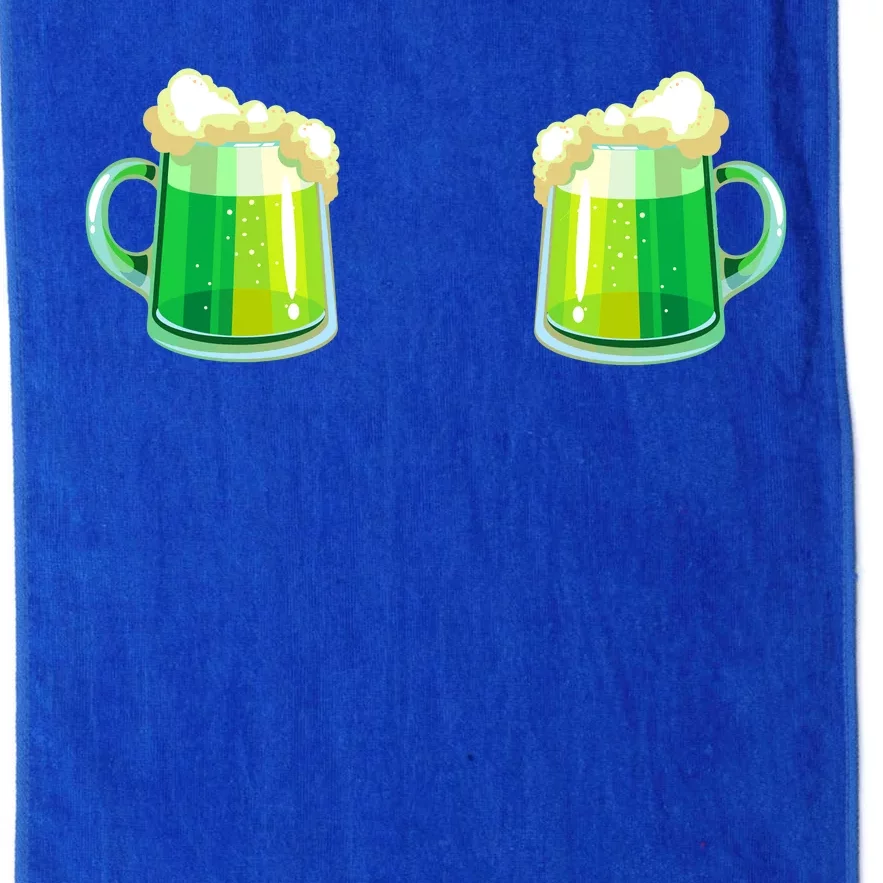 Green Beer Boobs - St. Patrick's Day Platinum Collection Golf Towel