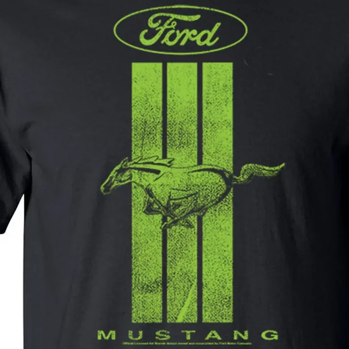 Green Mustang Stripe Tall T-Shirt