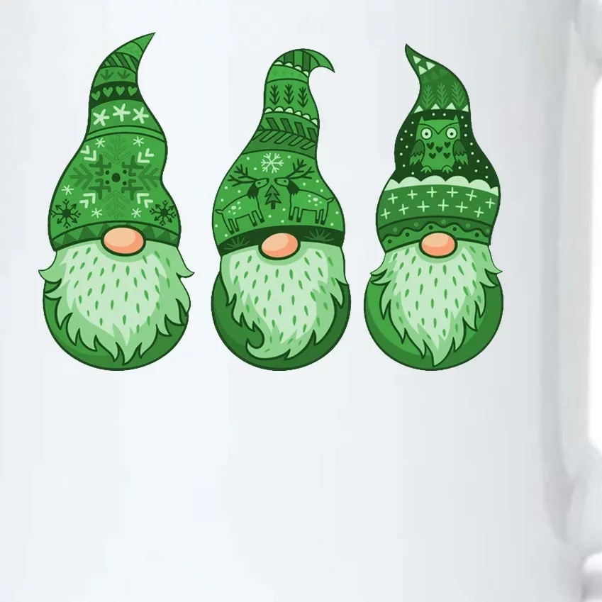 Green Ugly Sweater Irish Gnomes St Patricks Day Black Color Changing Mug