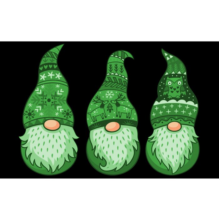 Green Ugly Sweater Irish Gnomes St Patricks Day Bumper Sticker