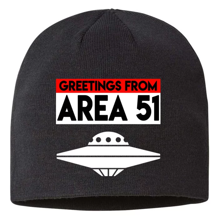 Greetings From Area 51 8 1/2in Sustainable Knit Beanie