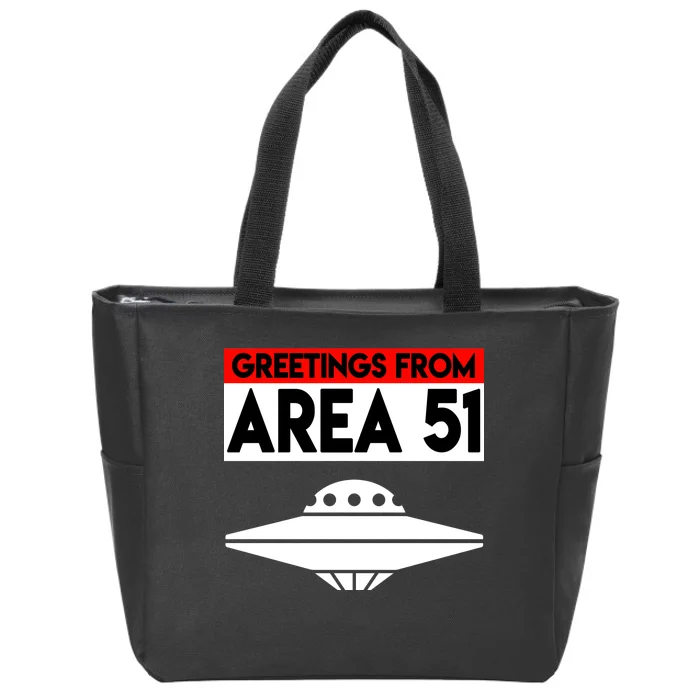 Greetings From Area 51 Zip Tote Bag