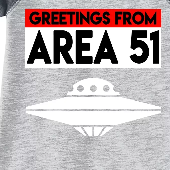 Greetings From Area 51 Infant Baby Jersey Bodysuit