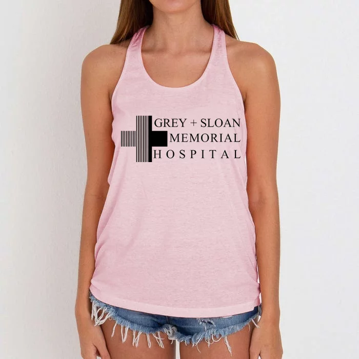 Grey And Sloan Hospital Memorial Women's Knotted Racerback Tank