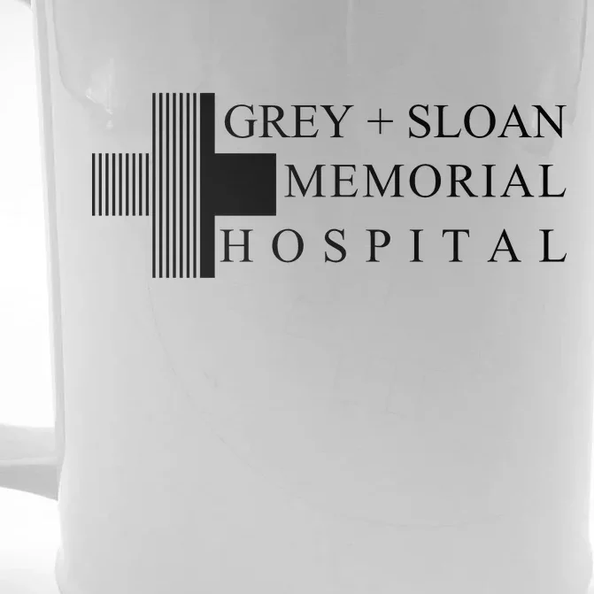 Grey And Sloan Hospital Memorial Front & Back Beer Stein