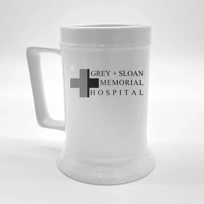 Grey And Sloan Hospital Memorial Front & Back Beer Stein