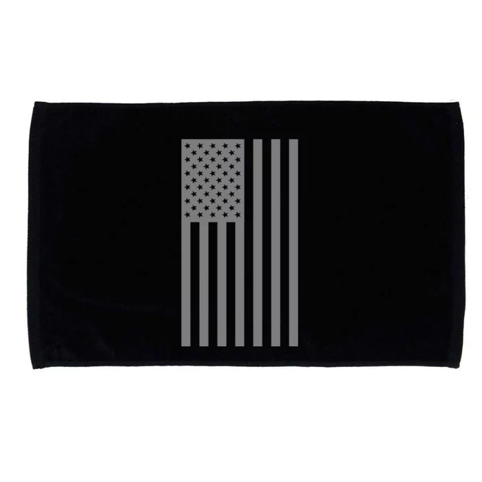 Grey Style America Flag Microfiber Hand Towel