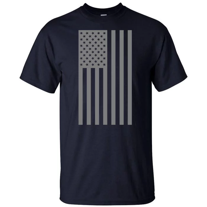 Grey Style America Flag Tall T-Shirt