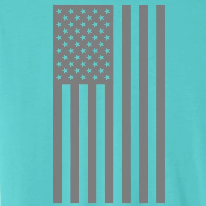 Grey Style America Flag ChromaSoft Performance T-Shirt