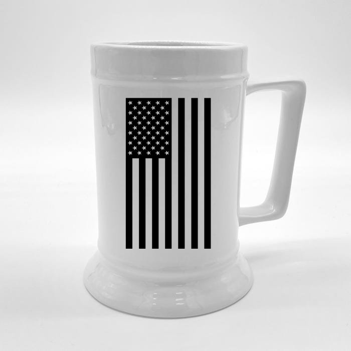 Grey Style America Flag Front & Back Beer Stein