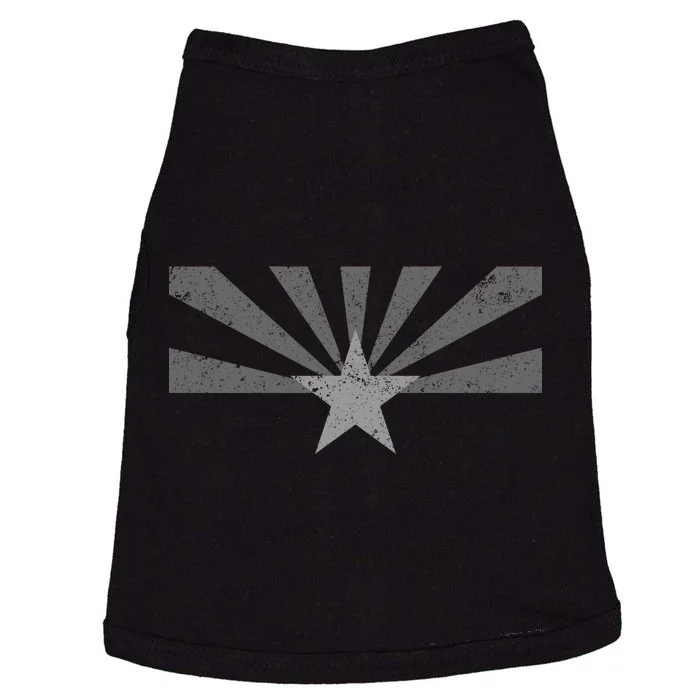 Grey Style Arizona State Flag Distressed Doggie Tank