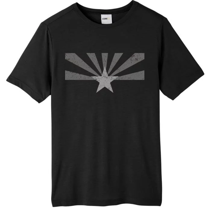 Grey Style Arizona State Flag Distressed ChromaSoft Performance T-Shirt