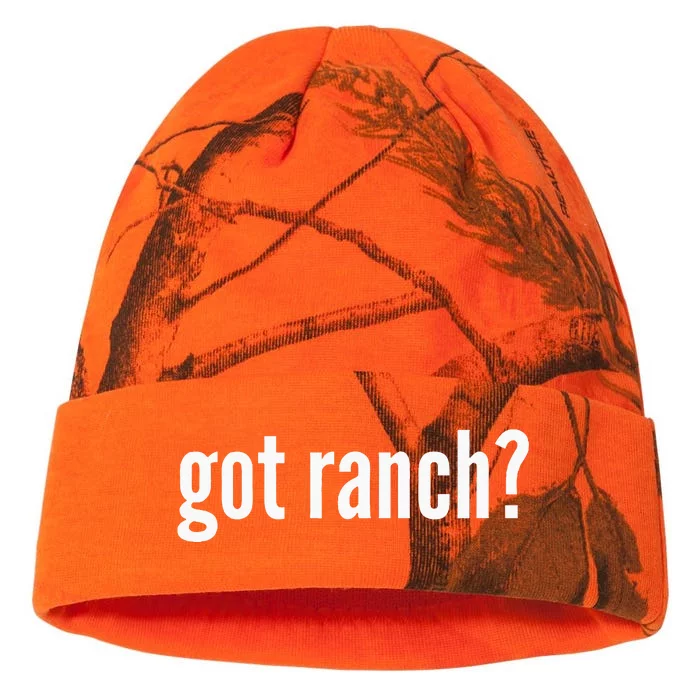 Got Ranch Funny Ranch Dressing Lover Gift Got Ranch Kati - 12in Camo Beanie