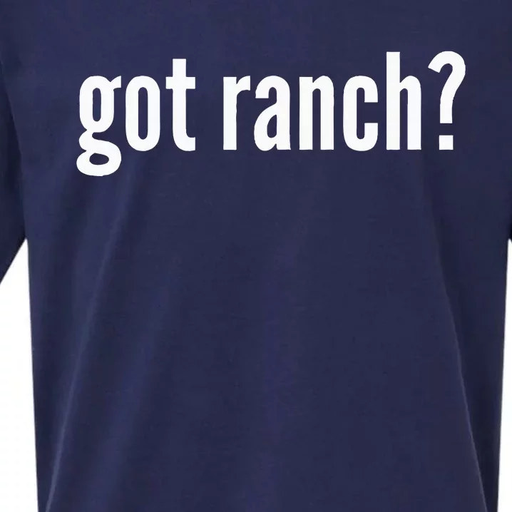 Got Ranch Funny Ranch Dressing Lover Gift Got Ranch Sueded Cloud Jersey T-Shirt