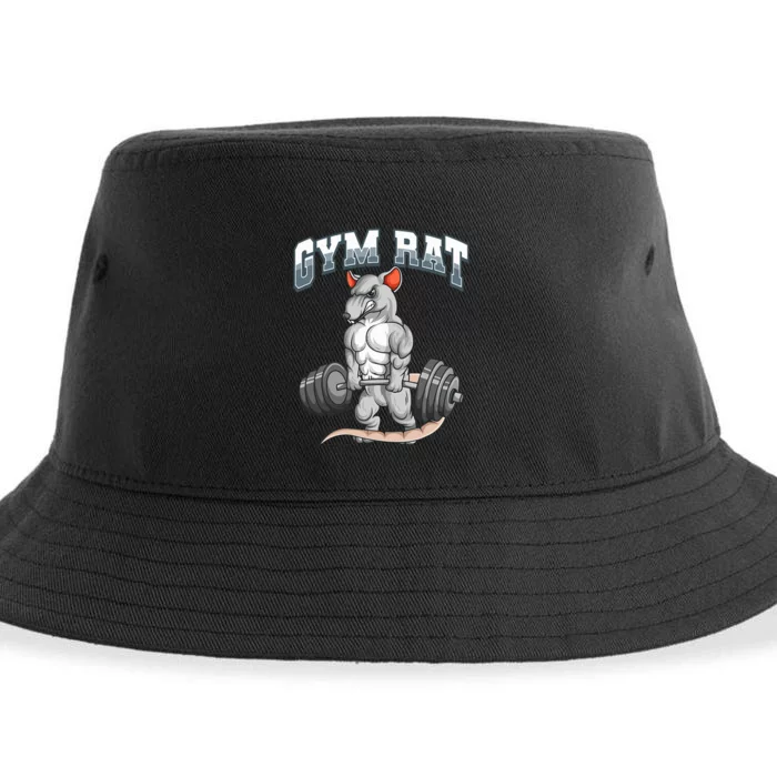 Gym Rat Fitness Bodybuilding Sustainable Bucket Hat