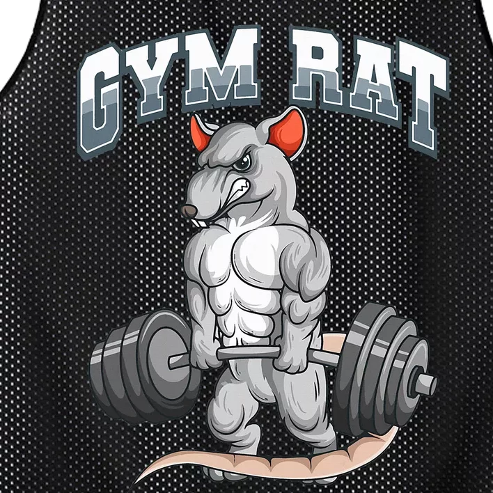 Gym Rat Fitness Bodybuilding Mesh Reversible Basketball Jersey Tank