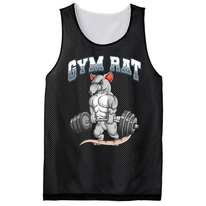 Gym Rat Fitness Bodybuilding Mesh Reversible Basketball Jersey Tank