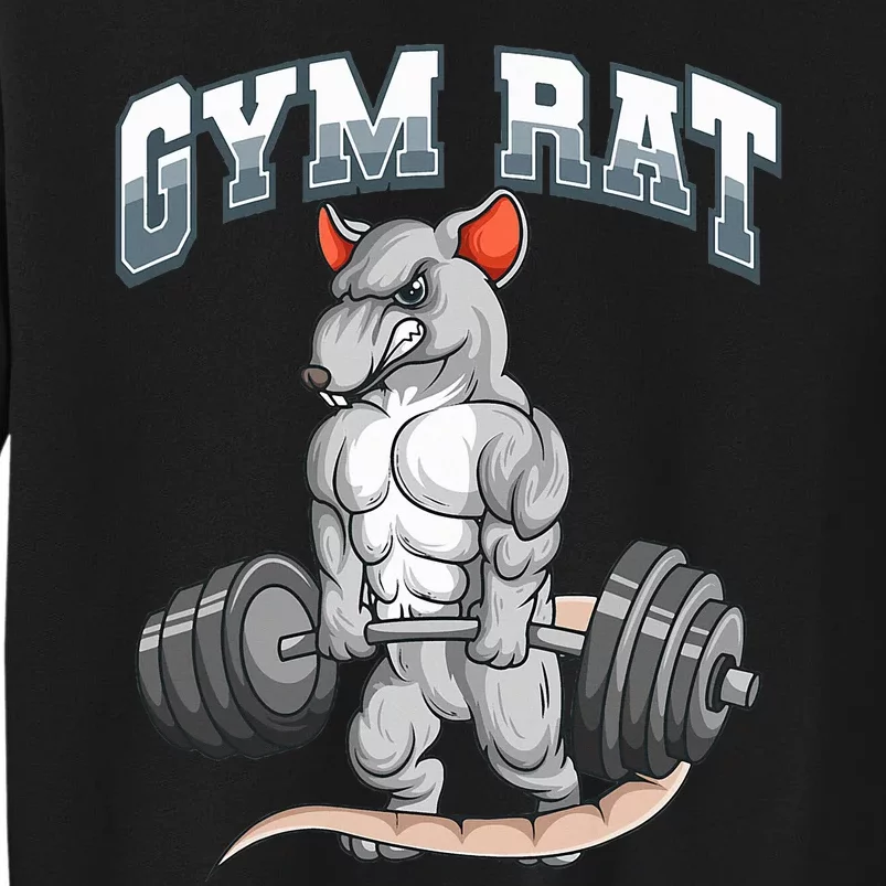 Gym Rat Fitness Bodybuilding Tall Sweatshirt