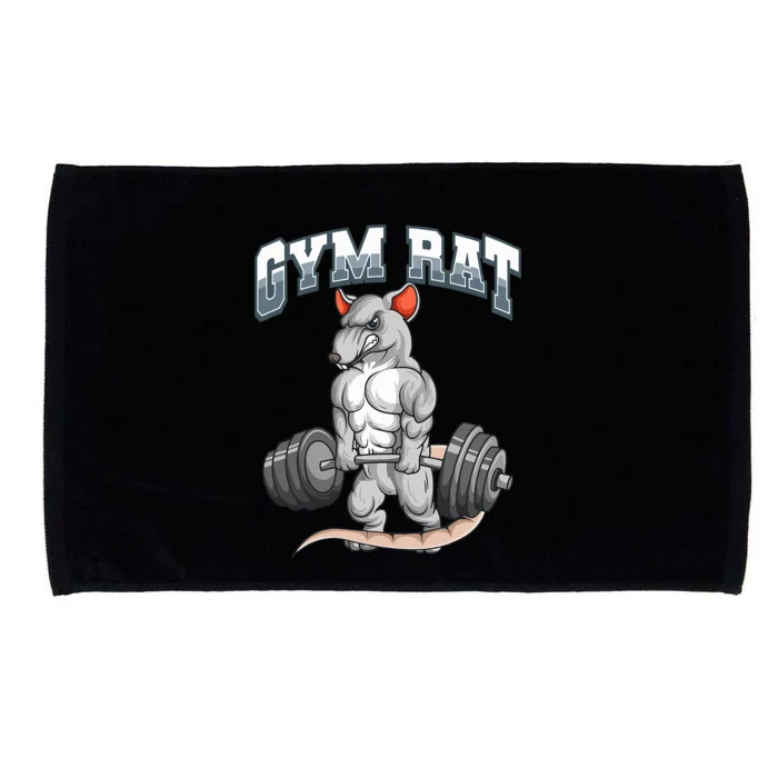 Gym Rat Fitness Bodybuilding Microfiber Hand Towel