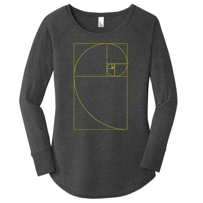 Golden Ratio Fibonacci Sequences Women's Perfect Tri Tunic Long Sleeve Shirt