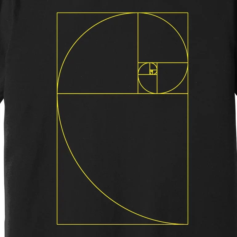 Golden Ratio Fibonacci Sequences Premium T-Shirt