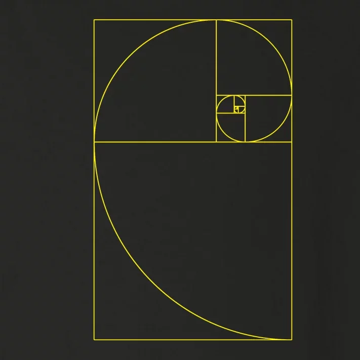 Golden Ratio Fibonacci Sequences Toddler Long Sleeve Shirt