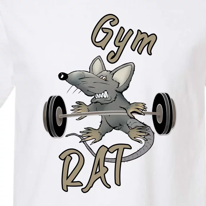 Gym RAT Fitness Barbell Motivational Workout Garment-Dyed Heavyweight T-Shirt