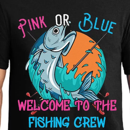 Gender Reveal Fishing Design For A Fishermen Pajama Set