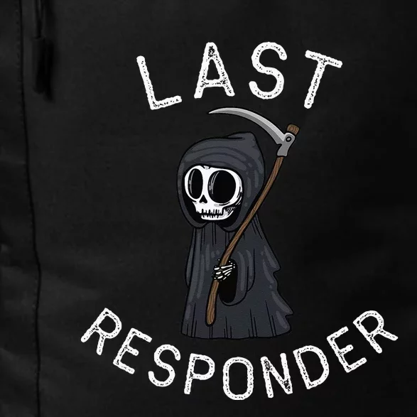 Grim Reaper Funny Dark Humor Last Responder Daily Commute Backpack