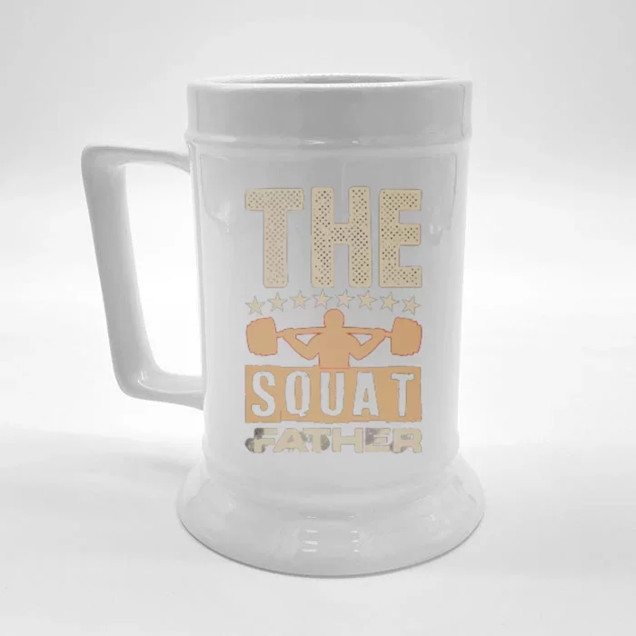 Gym Rat Funny Parody Weight Training Leg Day Cool Gift Front & Back Beer Stein