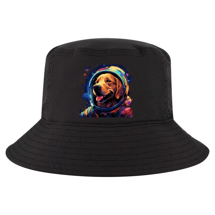 Golden Retriever Funny Golden Retriever Astronaut Cool Comfort Performance Bucket Hat