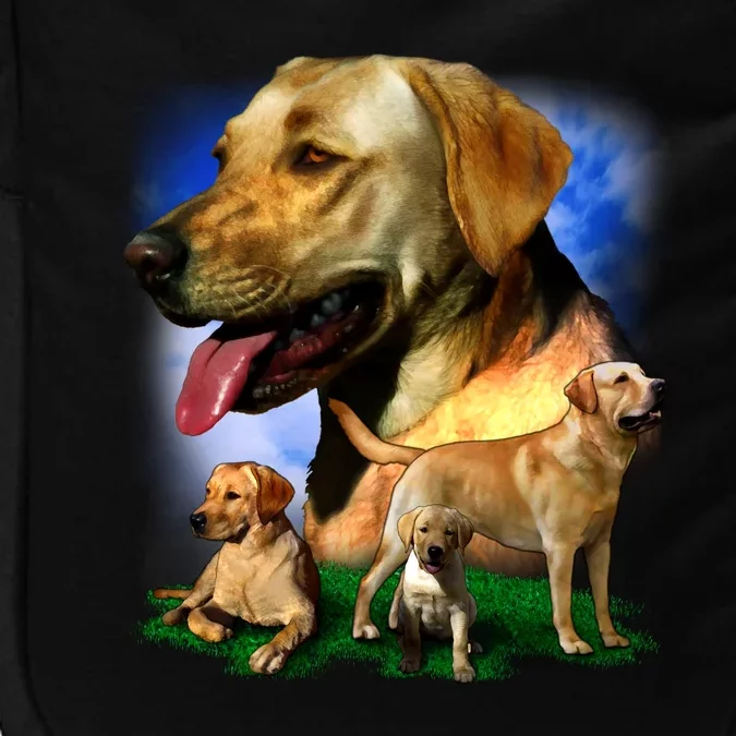 Golden Retriever Family Of Dogs Portrait Impact Tech Backpack