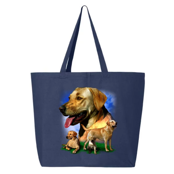 Golden Retriever Family Of Dogs Portrait 25L Jumbo Tote