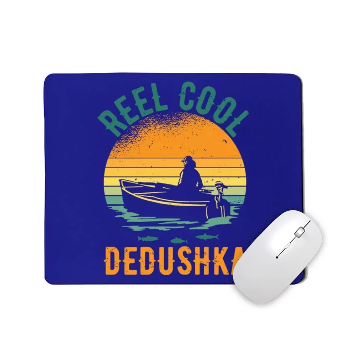 Grandpa Russia Fishing Family Russian Gift Idea Gift Mousepad