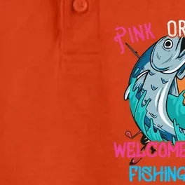 Gender Reveal Fishing Design For A Fishermen Dry Zone Grid Performance Polo