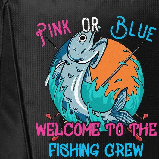 Gender Reveal Fishing Design For A Fishermen City Backpack