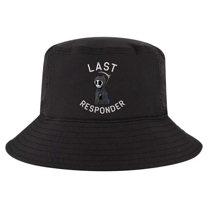 Grim Reaper Funny Dark Humor Mortician Last Responder Cool Comfort Performance Bucket Hat