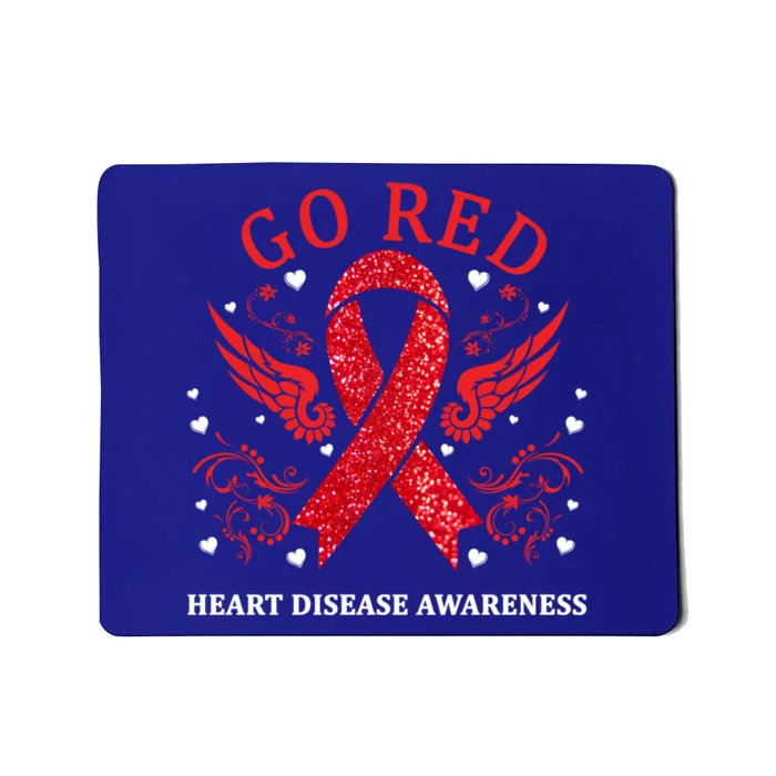 Go Red For Heart Disease Awareness In February Heart Month Gift Mousepad