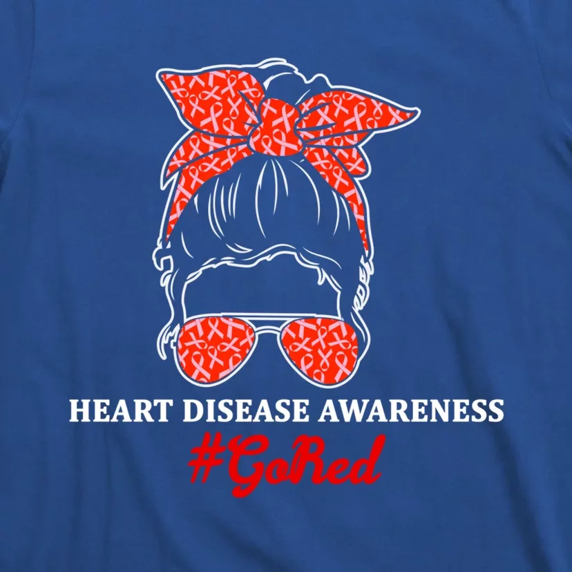 Go Red For Heart Disease Awareness In February Heart Month Gift T-Shirt