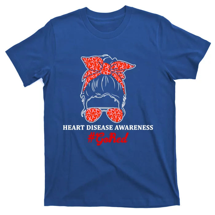 Go Red For Heart Disease Awareness In February Heart Month Gift T-Shirt