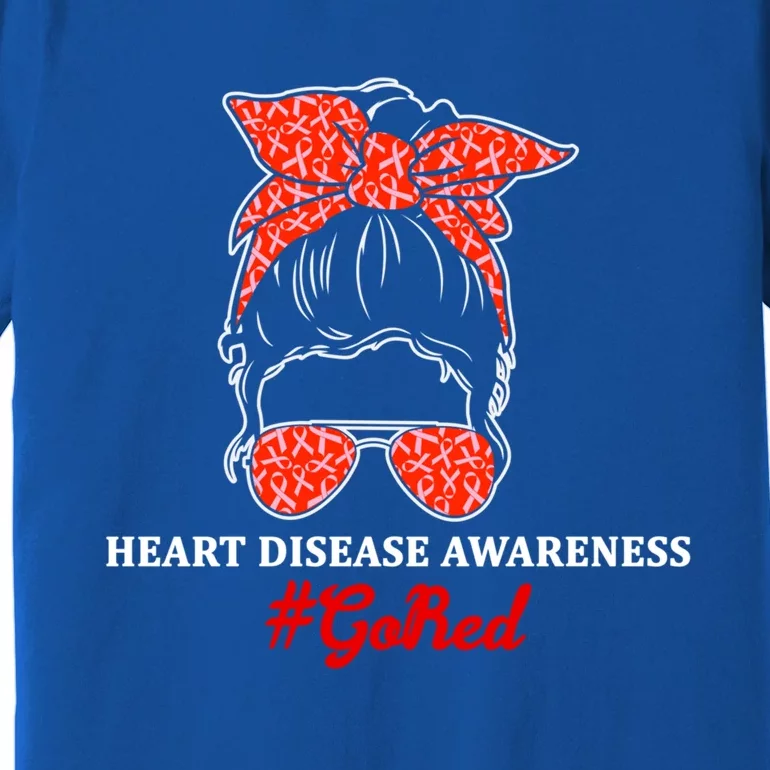 Go Red For Heart Disease Awareness In February Heart Month Gift Premium T-Shirt