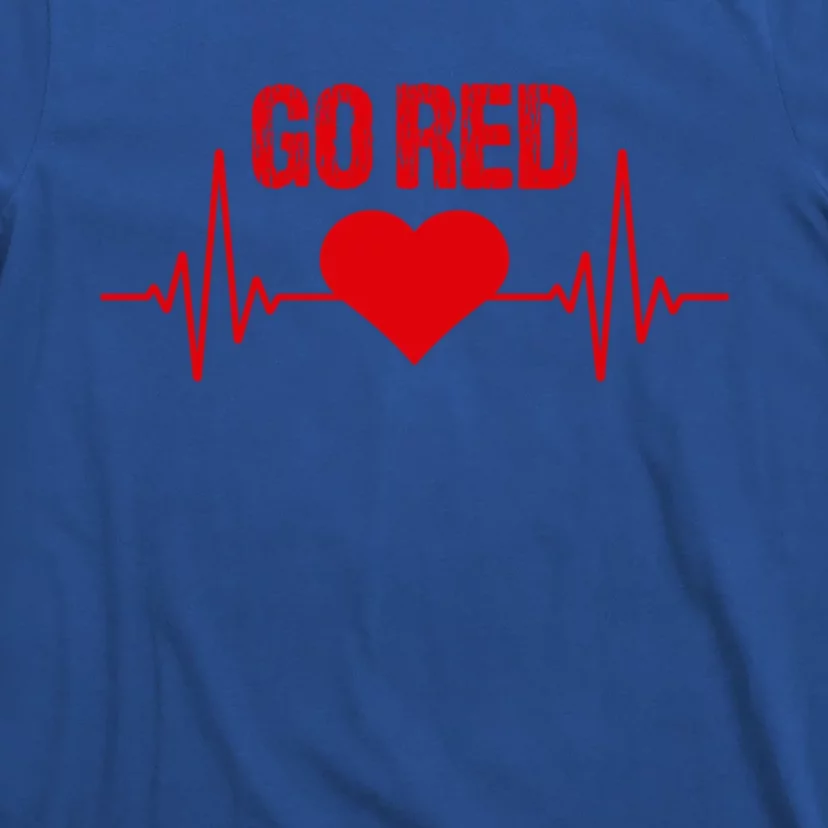 Go Red For Heart Disease Month Awareness Gift T-Shirt