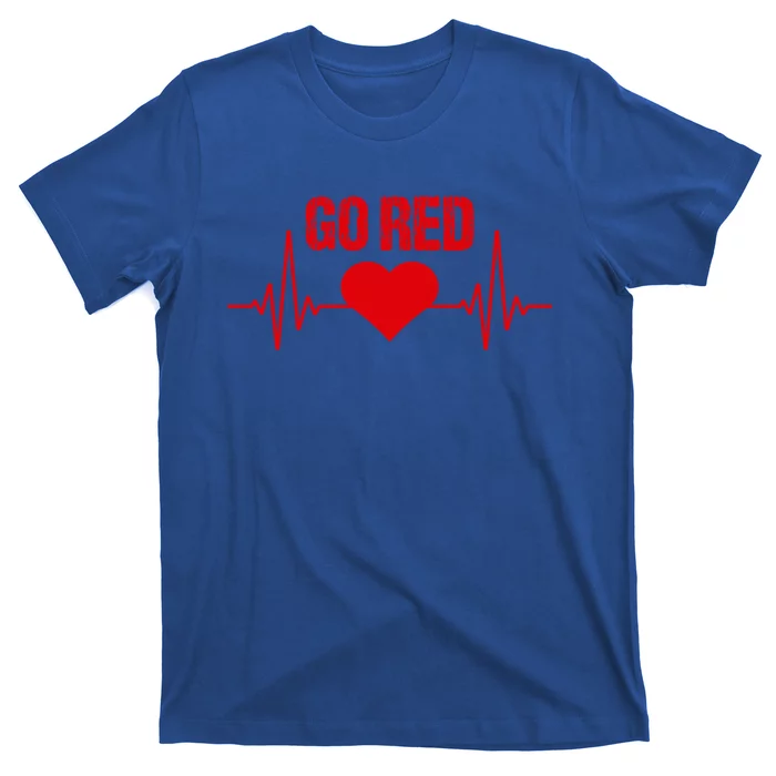 Go Red For Heart Disease Month Awareness Gift T-Shirt