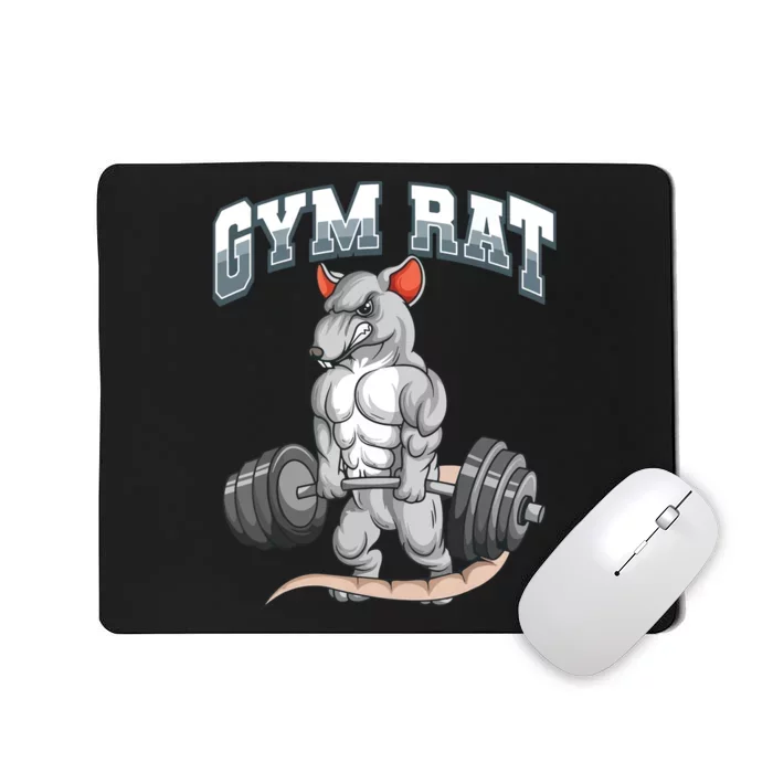 Gym Rat Fitness Bodybuilding Mousepad