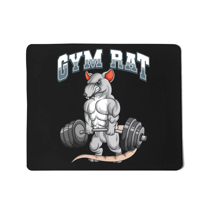 Gym Rat Fitness Bodybuilding Mousepad