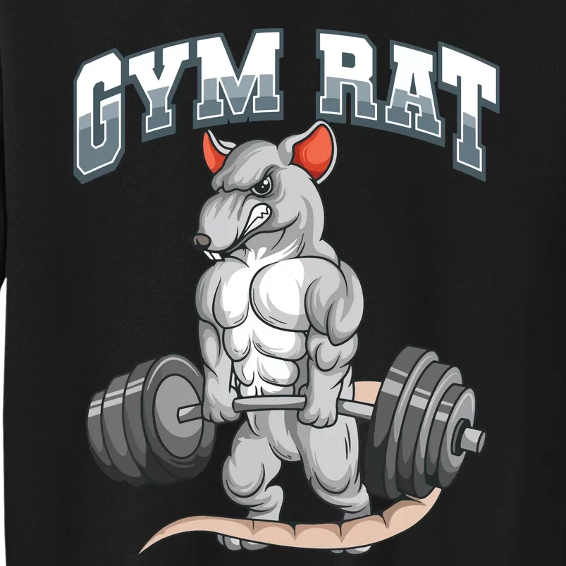 Gym Rat Fitness Bodybuilding Tall Sweatshirt