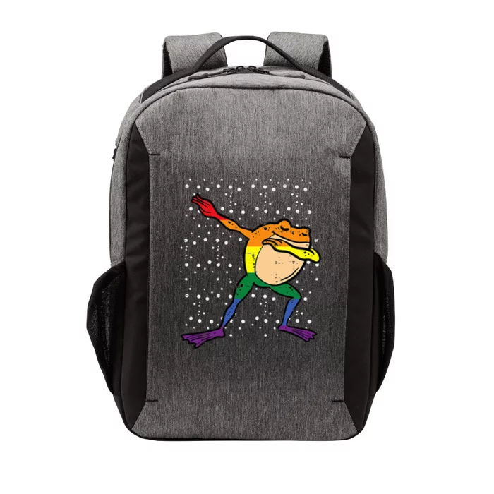 Gay Rainbow Frog Dab Pride Month Lgbt Ally Vector Backpack